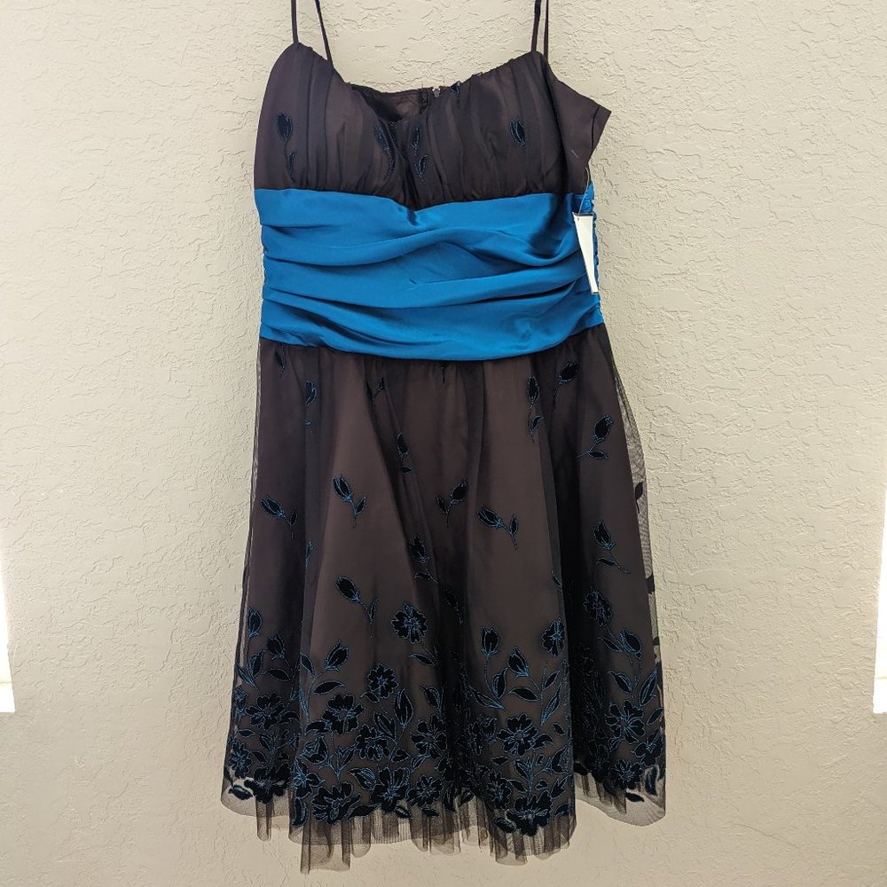 Masquerade Vintage Y2K Formal Prom Dress Tulle Glitter Ball Gown Size 13/14 NWT